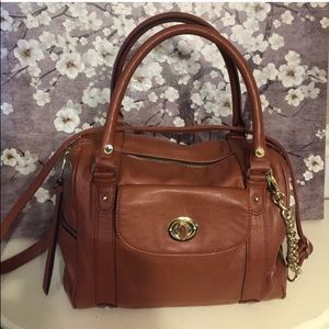Steve Madden brown satchel/shoulder bag
